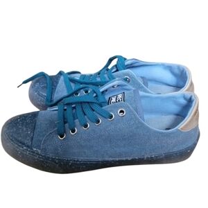 Recykers Canvas Blue Camden Sneaker Size 38
